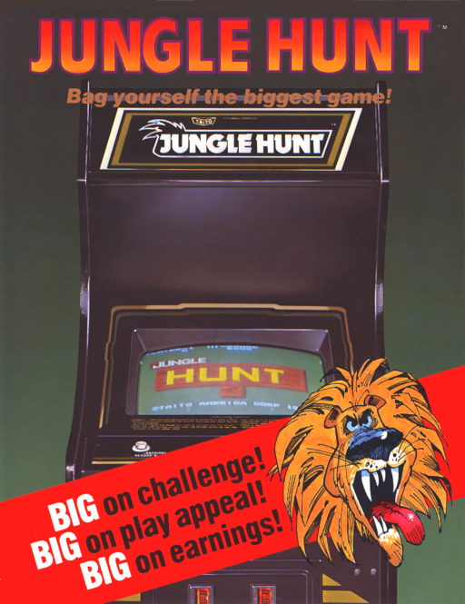 Jungle Hunt (US) Arcade Game Cover